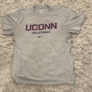 Nike Gray UConn Volleyball Tee
